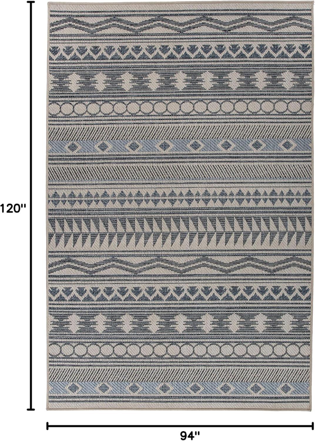 imageRugshop Modern Bohemian IndoorOutdoor Area Rug 5 x 7 CreamCream