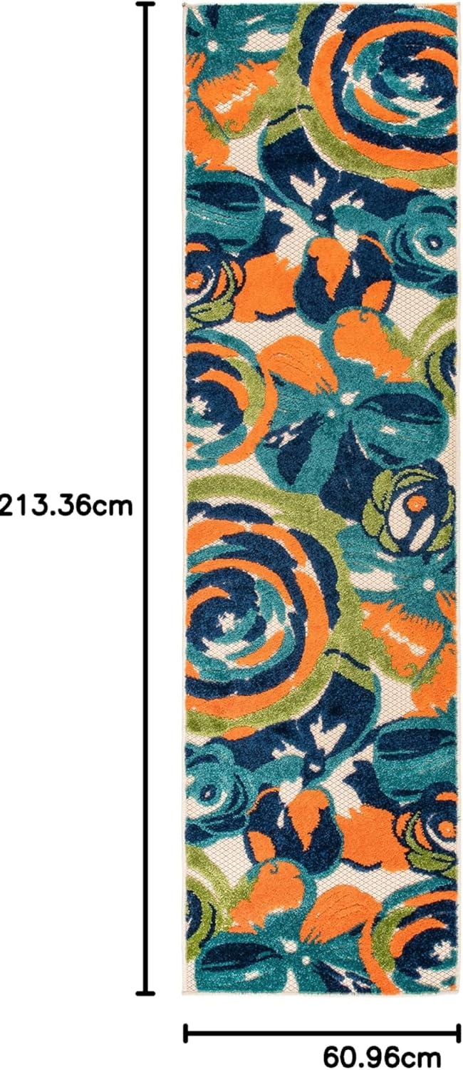 imageRugshop Ravenna Modern Large Floral Flowers IndoorOutdoor Area Rug 5 x 7 MultiMulti Color