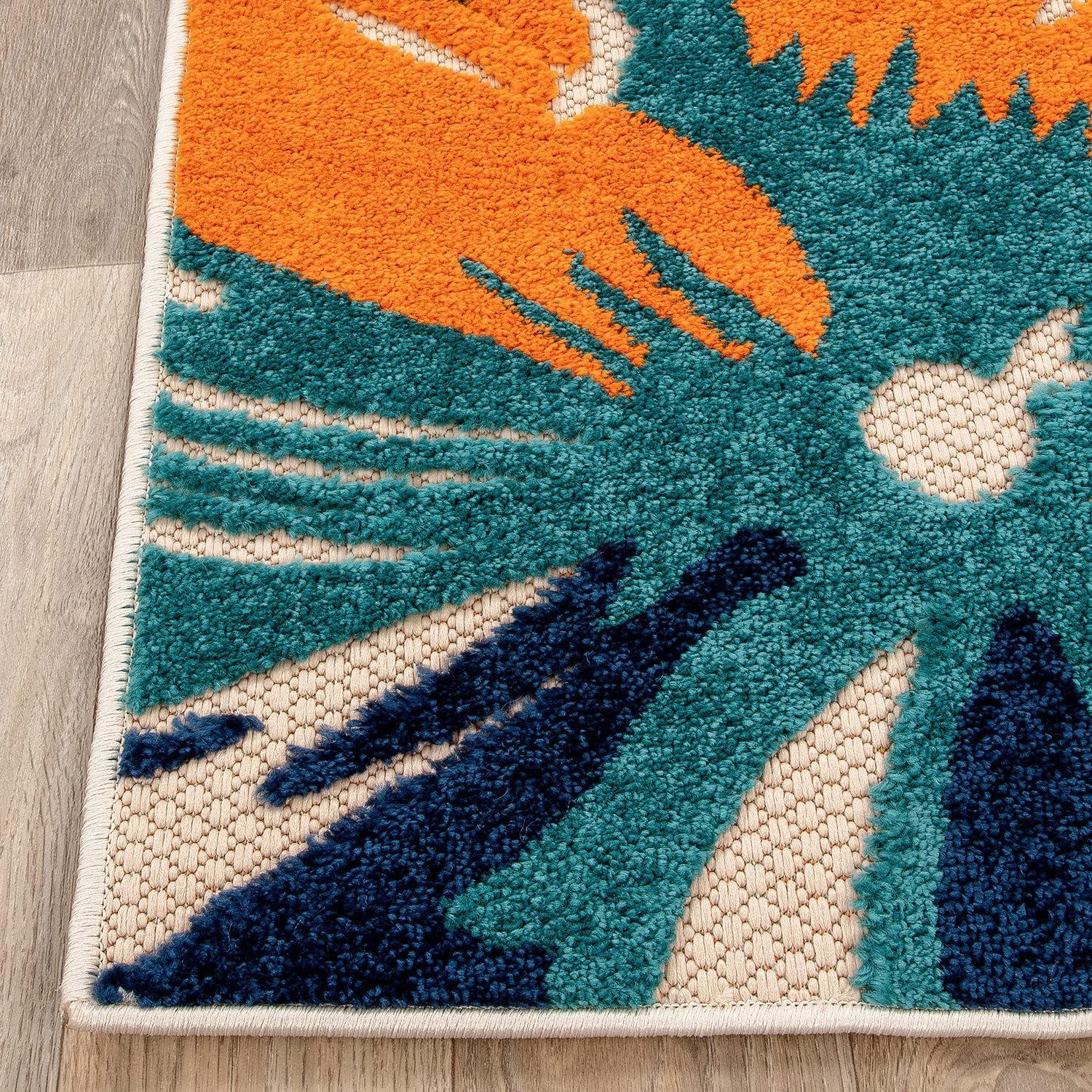 imageRugshop Ravenna Modern Large Floral Flowers IndoorOutdoor Area Rug 5 x 7 MultiMulti Color