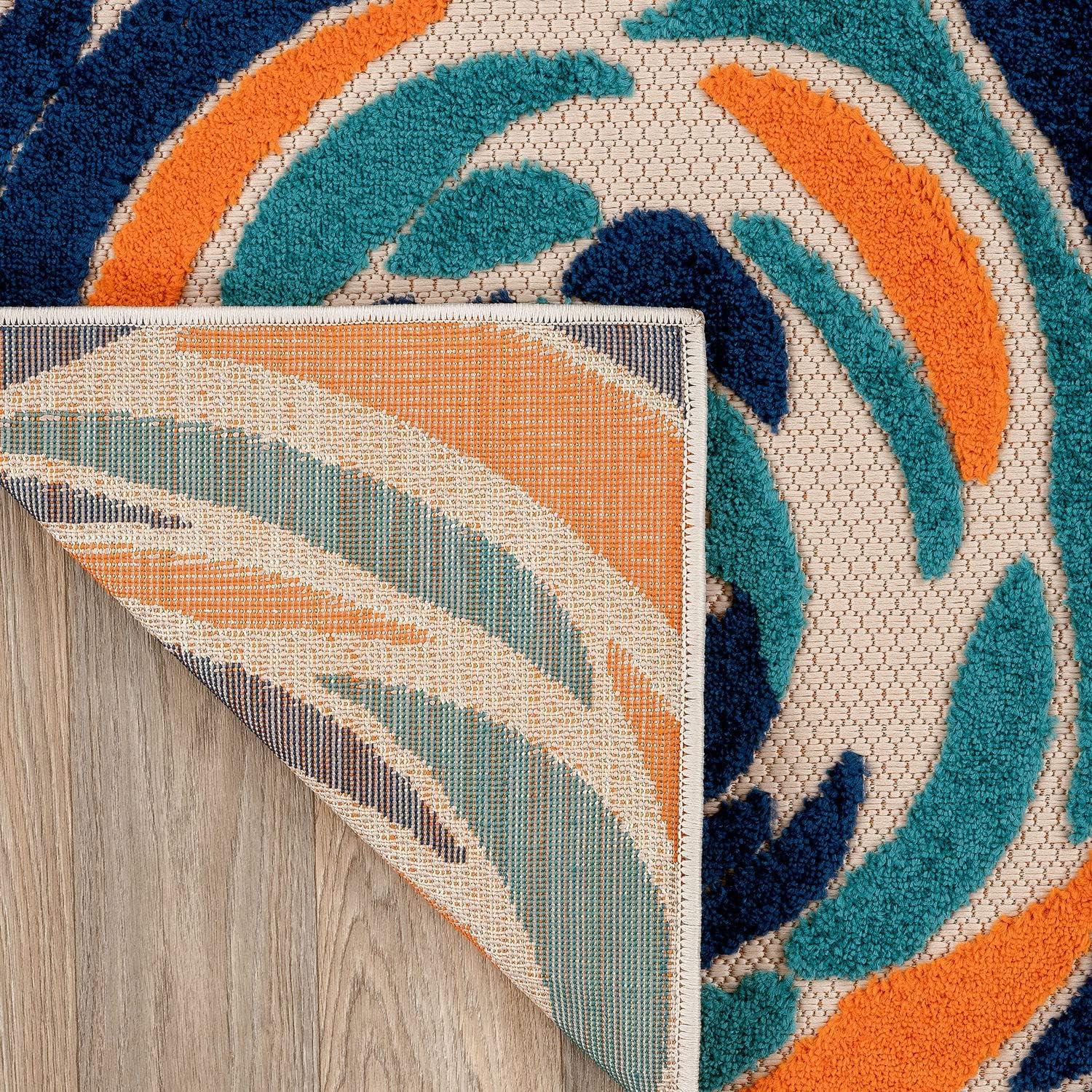 imageRugshop Ravenna Modern Large Floral Flowers IndoorOutdoor Area Rug 5 x 7 MultiMulti Color