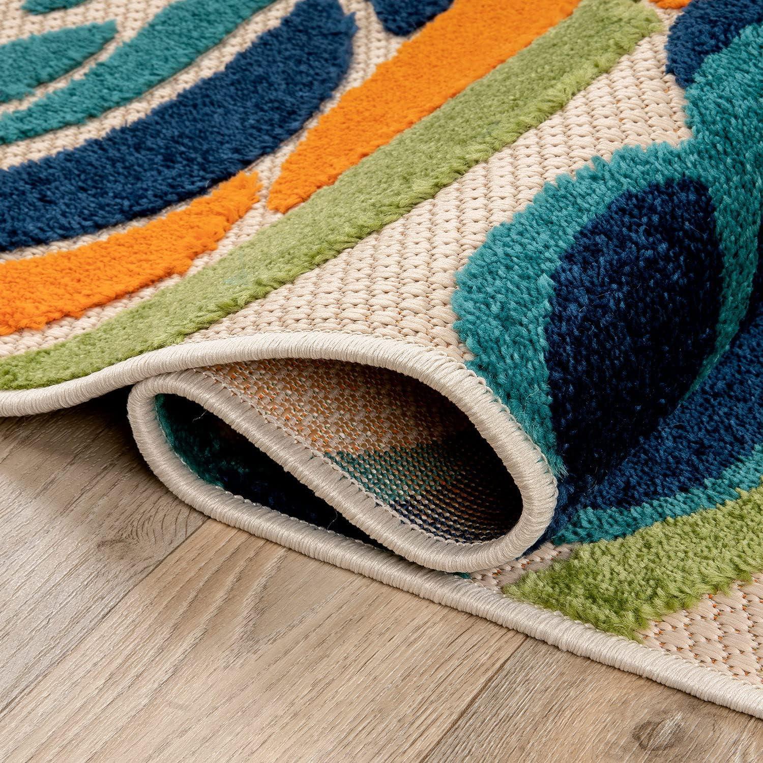 imageRugshop Ravenna Modern Large Floral Flowers IndoorOutdoor Area Rug 5 x 7 MultiMulti Color