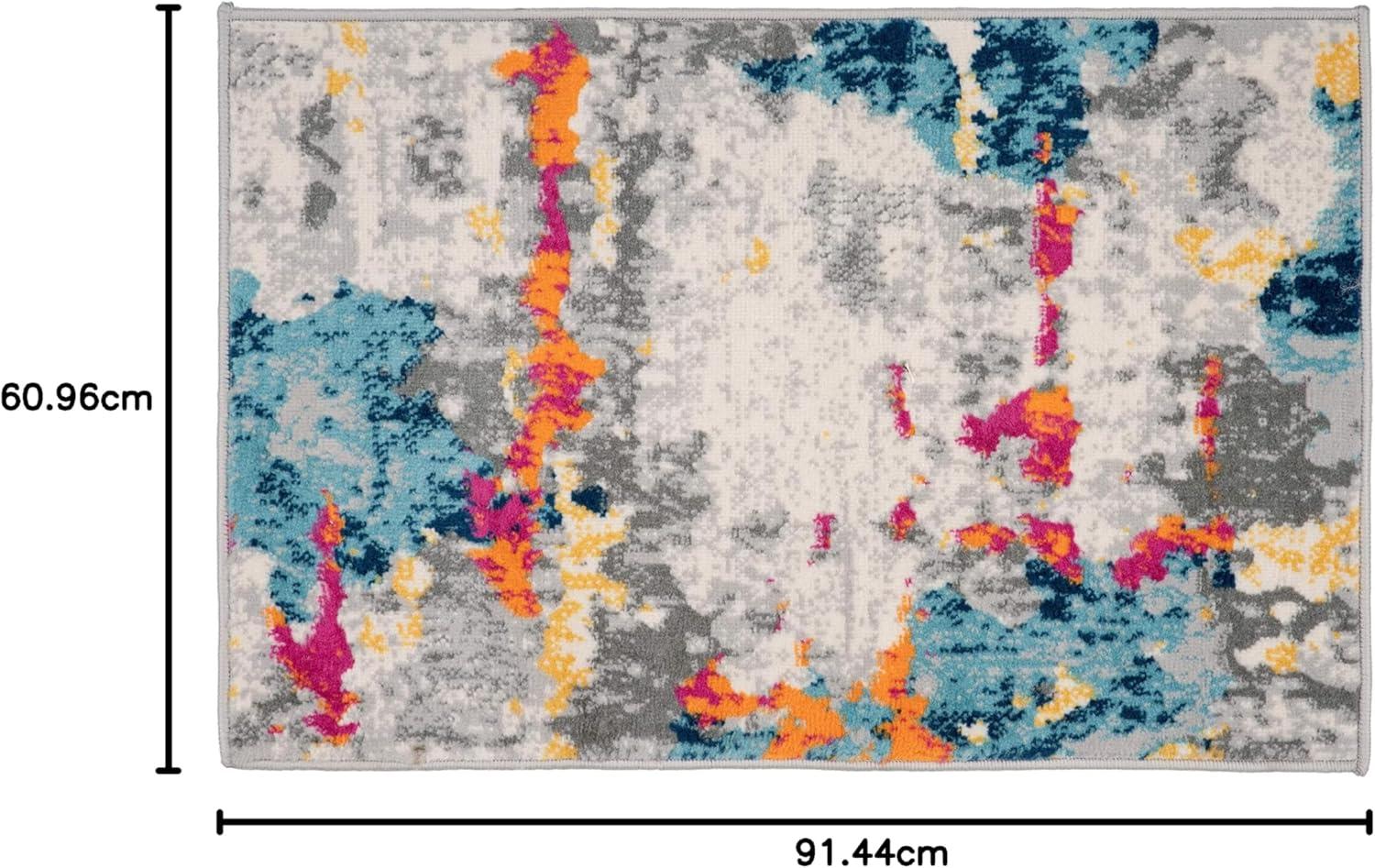 imageRugshop Sky Collection Transitional Abstract Area Rug 5 x 7 MultiMulti Color