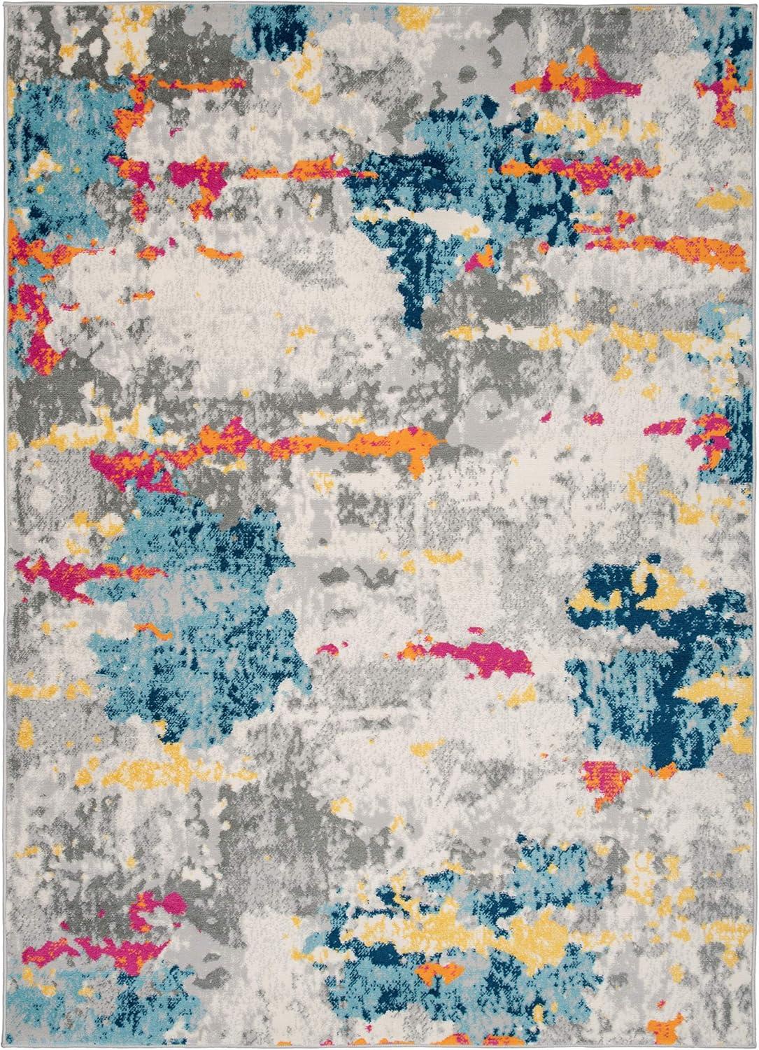 imageRugshop Sky Collection Transitional Abstract Area Rug 5 x 7 MultiMulti Color