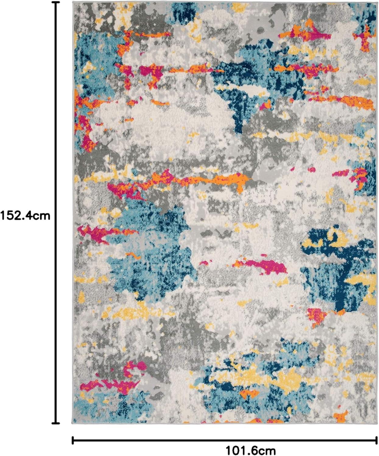 imageRugshop Sky Collection Transitional Abstract Area Rug 5 x 7 MultiMulti Color