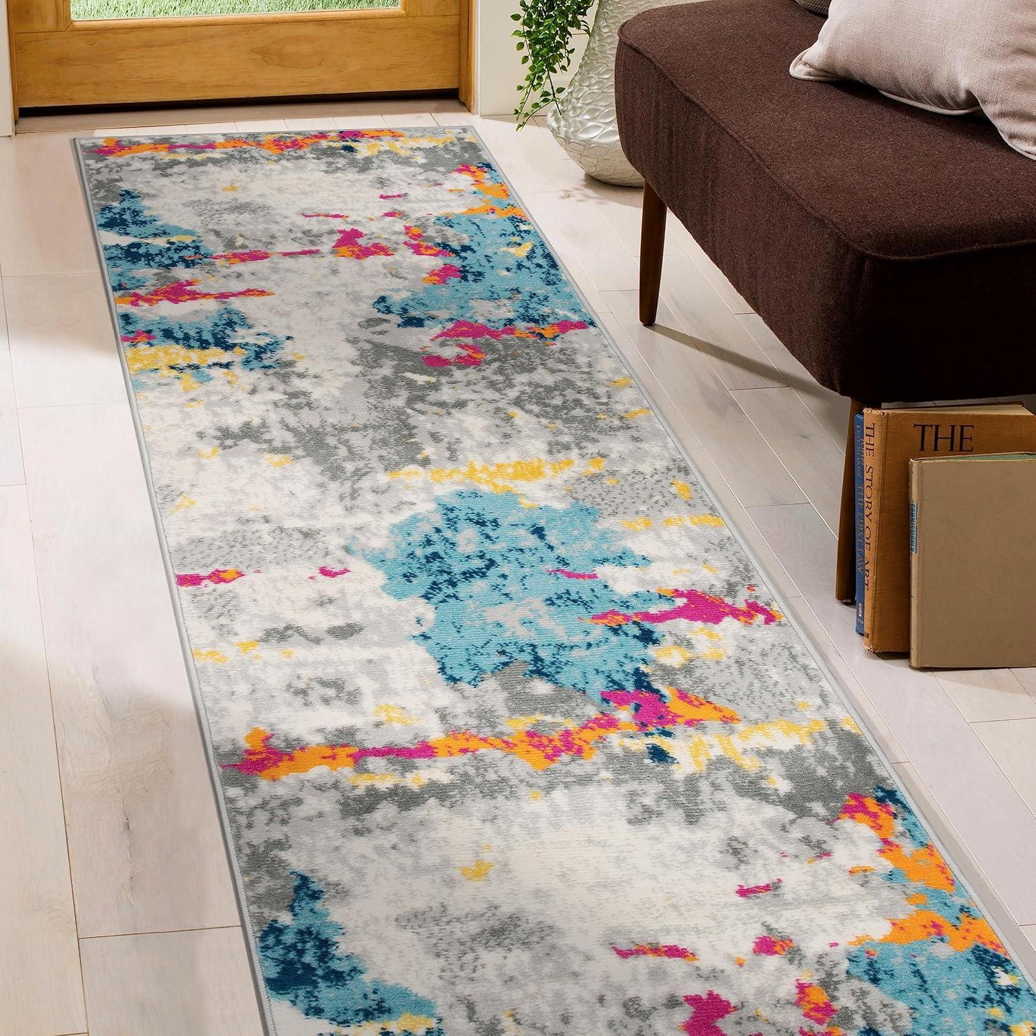 imageRugshop Sky Collection Transitional Abstract Area Rug 5 x 7 MultiMulti Color