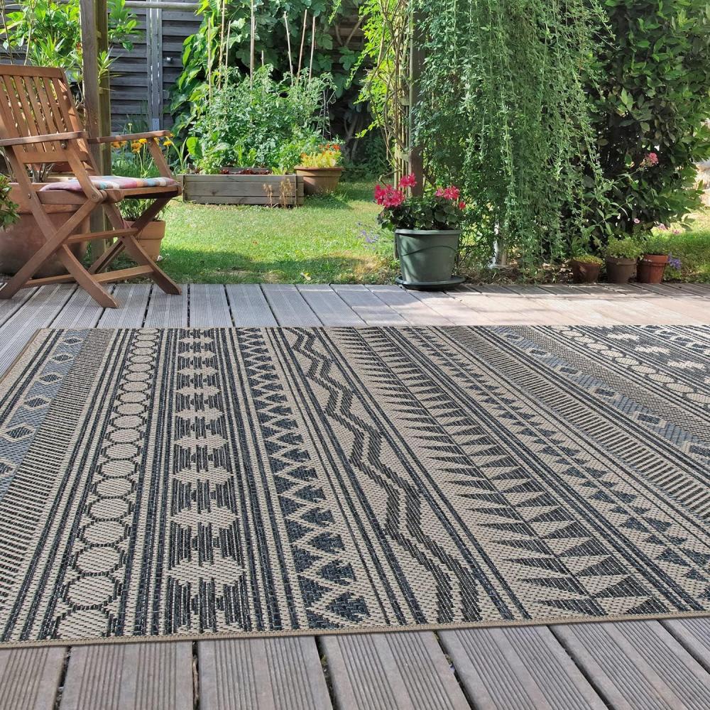 imageRugshop Modern Bohemian IndoorOutdoor Area Rug 5 x 7 CreamCream