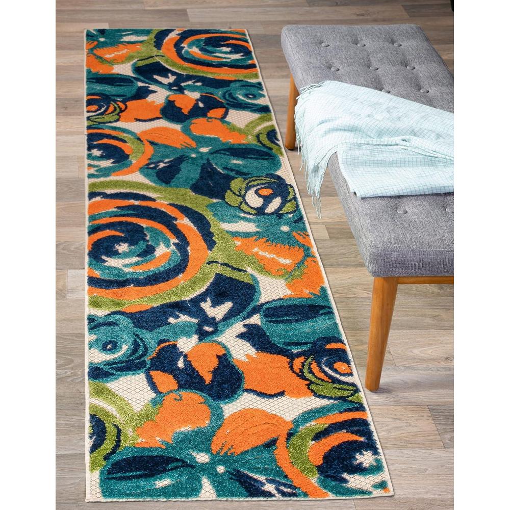 imageRugshop Ravenna Modern Large Floral Flowers IndoorOutdoor Area Rug 5 x 7 MultiMulti Color