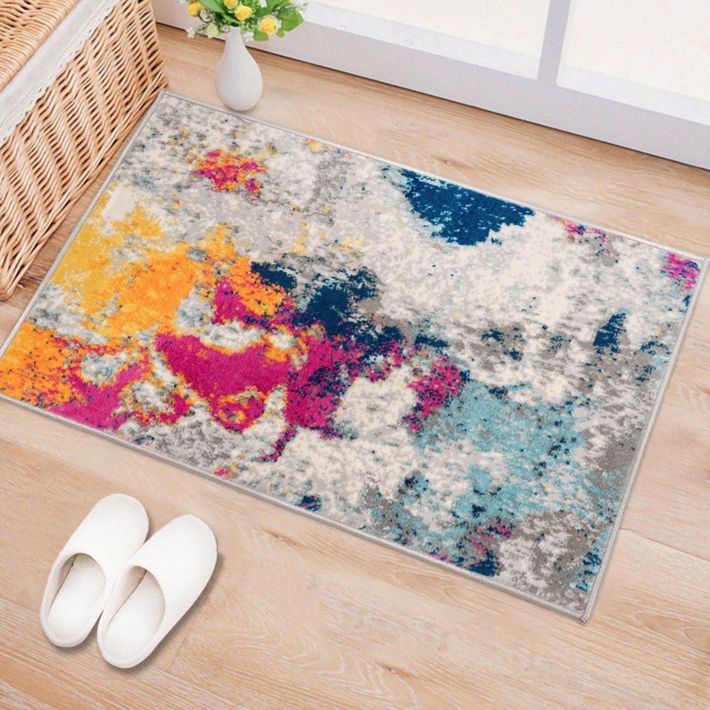 imageRugshop Sky Collection Modern Abstract Area Rug 5 x 7 MultiMulti Color