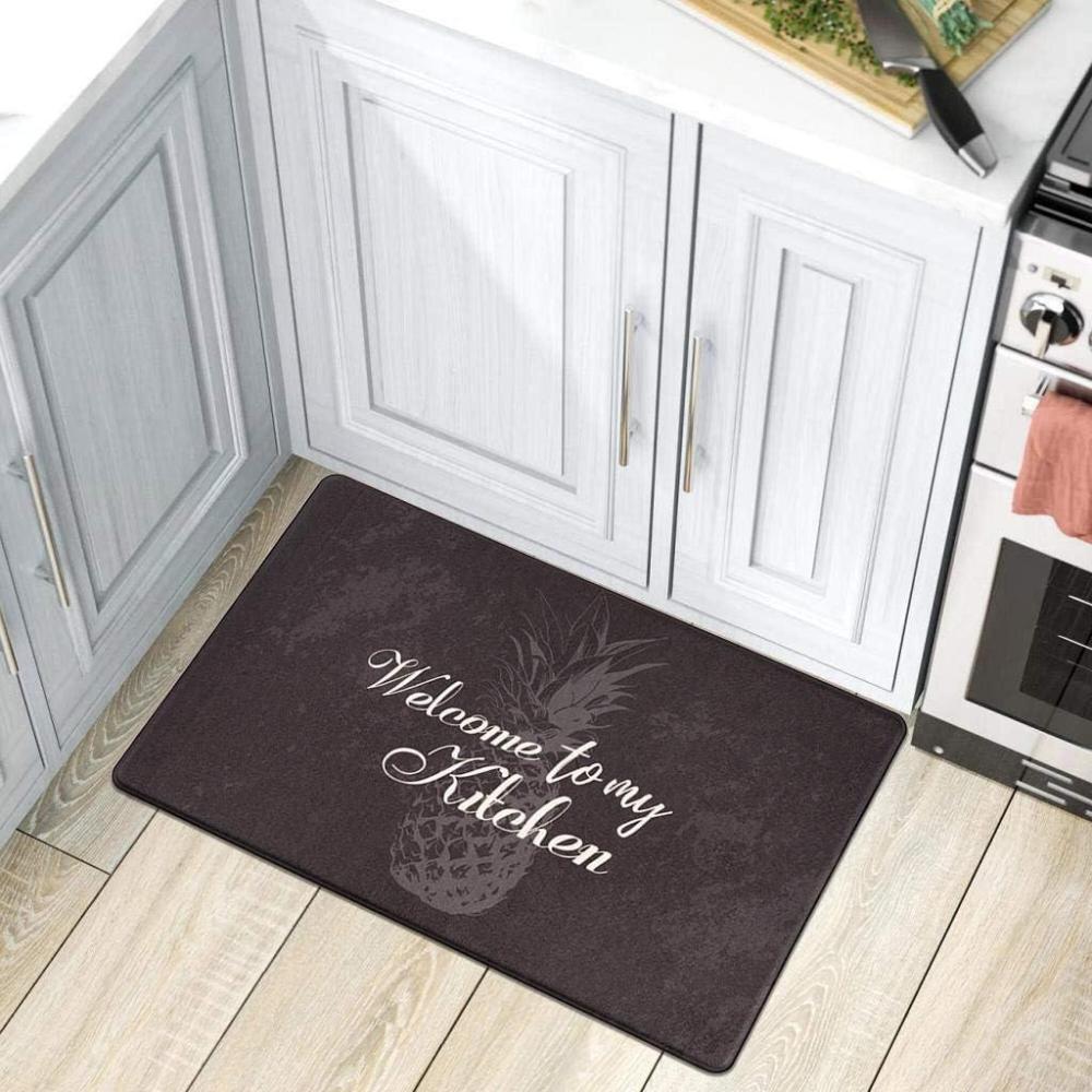 imageRugshop Welcome Kitchen Anti Fatigue Standing Mat 18quot x 47quot BlackBlack