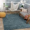 imageRugshop Bondi Collection Modern Solid Shag Area Rug 5 x 7 Blue