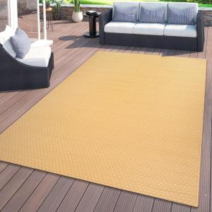 Rugshop Elba Contemporary Plaid Reversible Crease-Free Waterproof Premium Recycled Plastic Outdoor Rugs for Patio,Backyard,RV,Deck,Picnic,Trailer,Beach,Camping Navy 5′ x 7′(Beige)