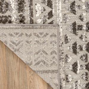 Rugshop Modern Stripes Geometric Indoor/Outdoor Area Rug 5′ x 7′ Gray(Grey)