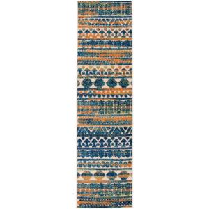 Rugshop Modern Stripes Geometric Indoor/Outdoor Area Rug 5′ x 7′ Gray(Multi Color)