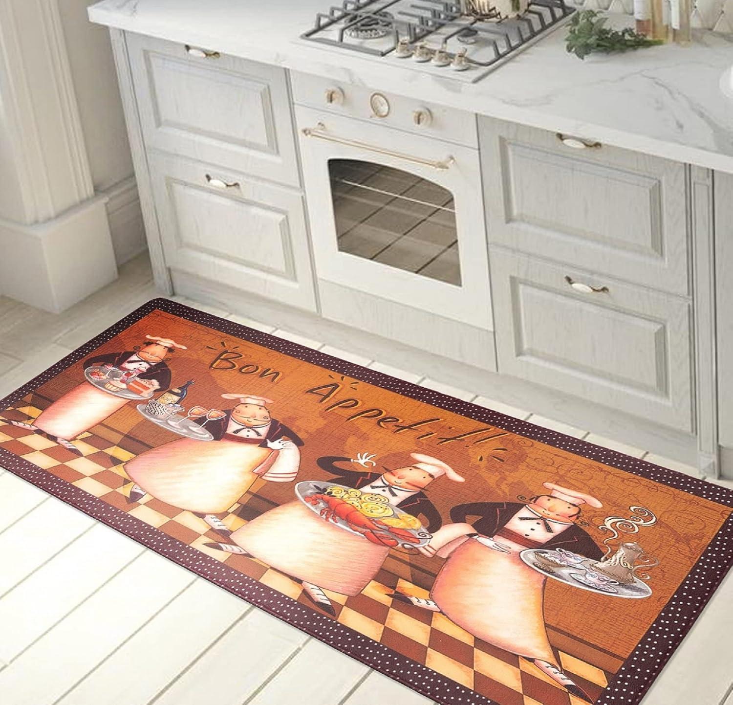 imageRugshop Bon Apetit Anti Fatigue Mat 18 x 47 MultiMulti Color