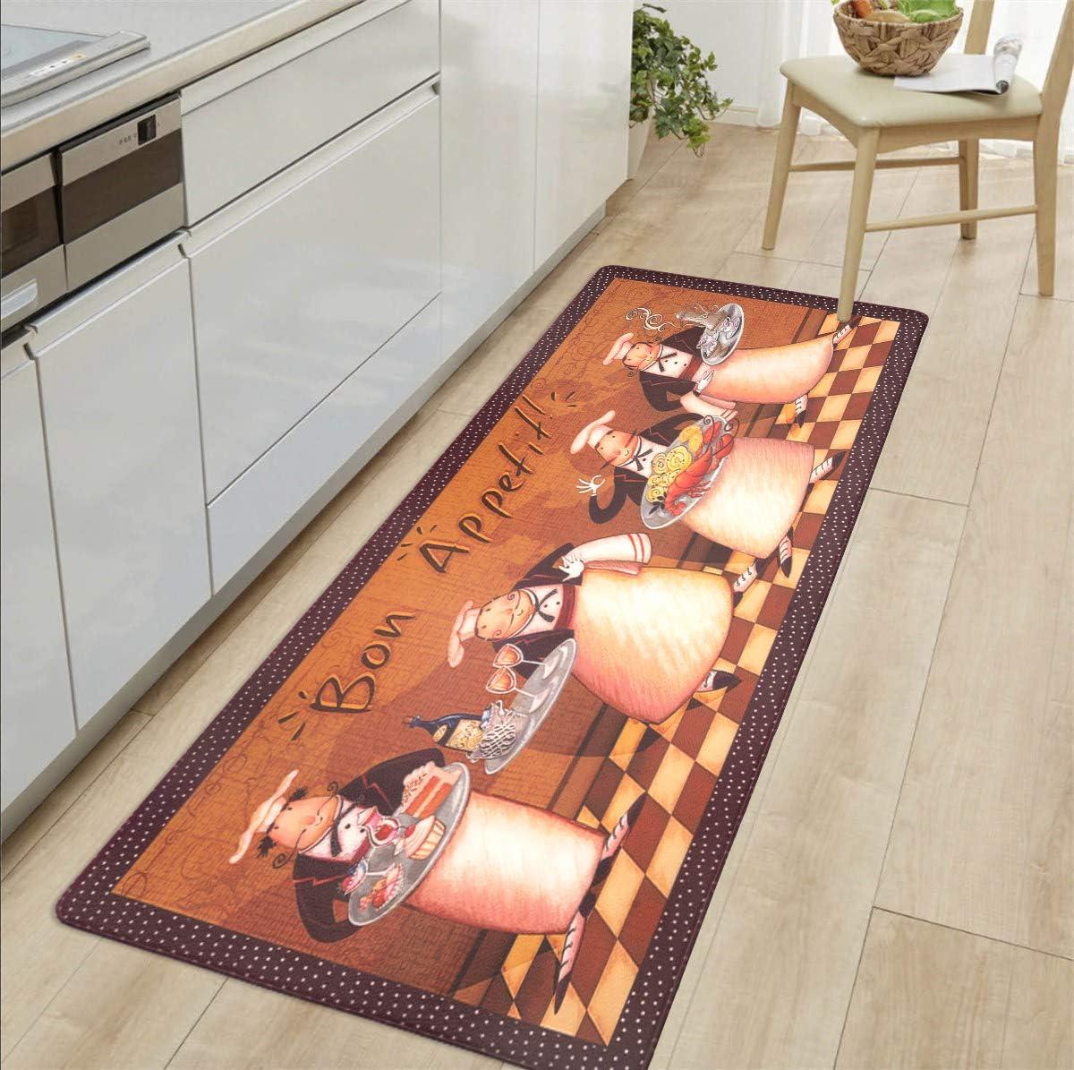 imageRugshop Bon Apetit Anti Fatigue Mat 18 x 47 MultiMulti Color