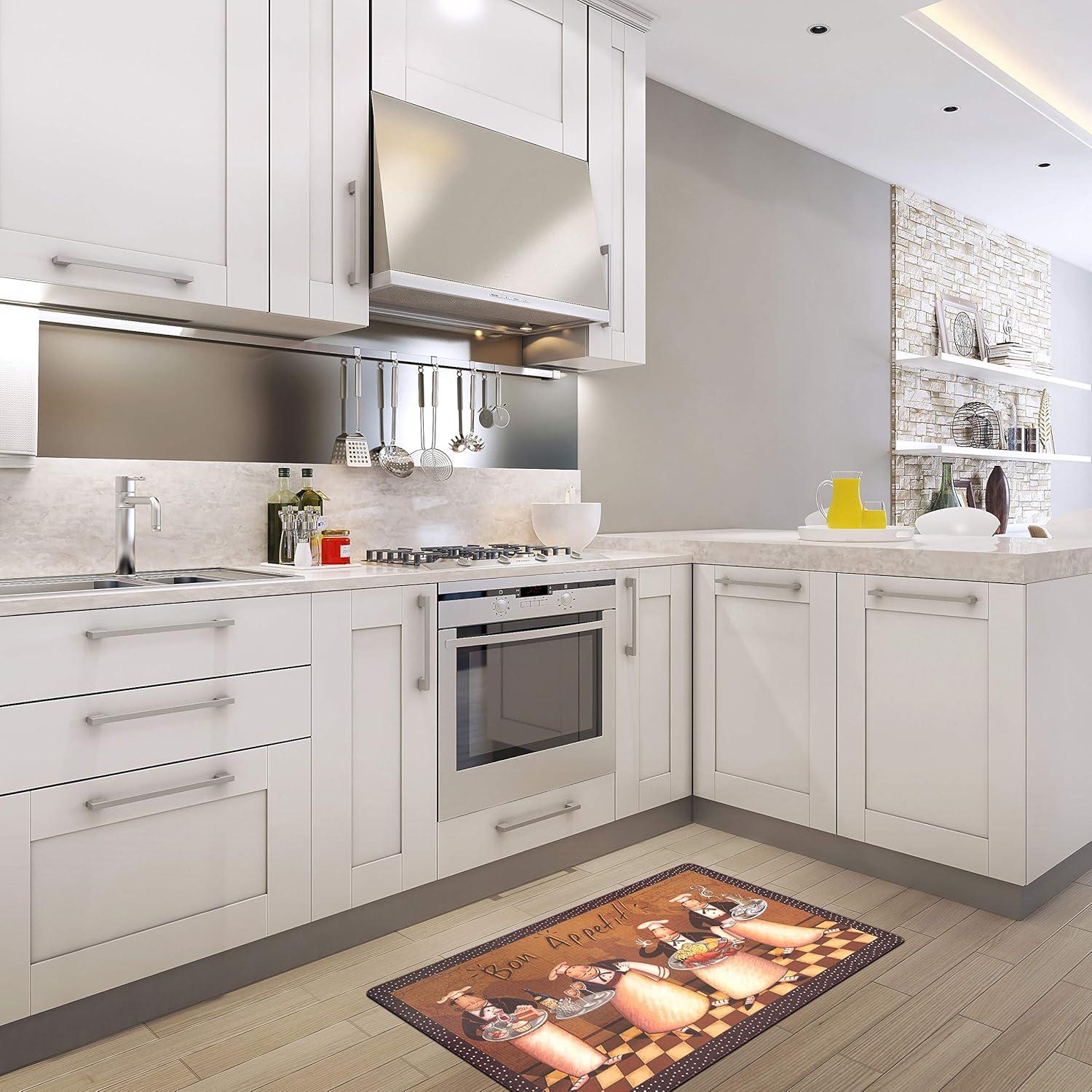 imageRugshop Bon Apetit Anti Fatigue Mat 18 x 47 MultiMulti Color