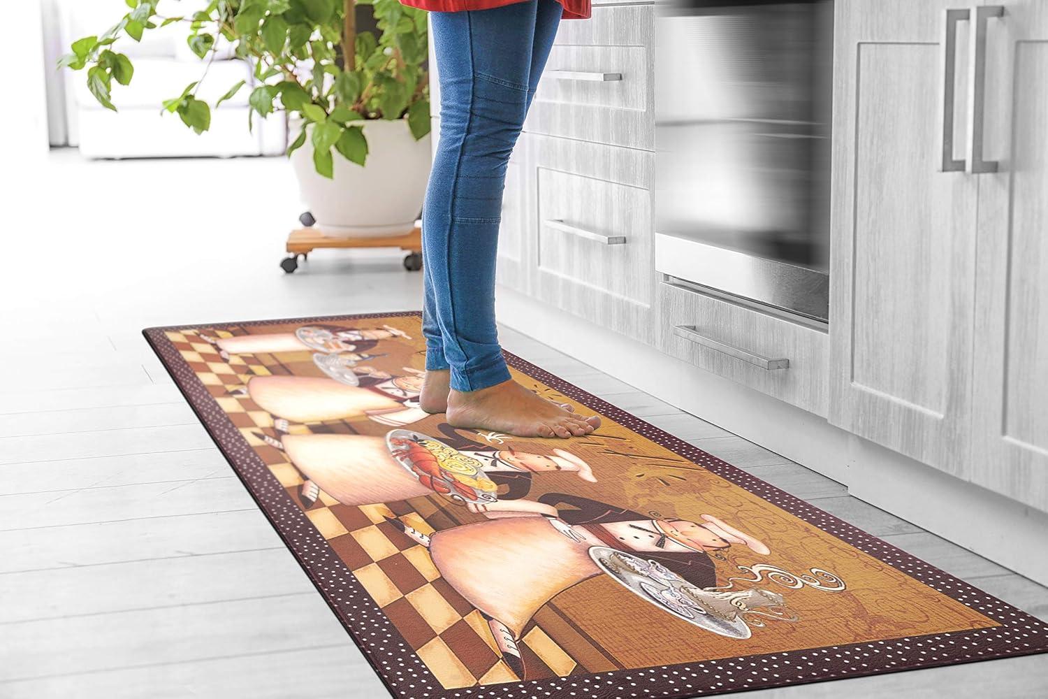 imageRugshop Bon Apetit Anti Fatigue Mat 18 x 47 MultiMulti Color