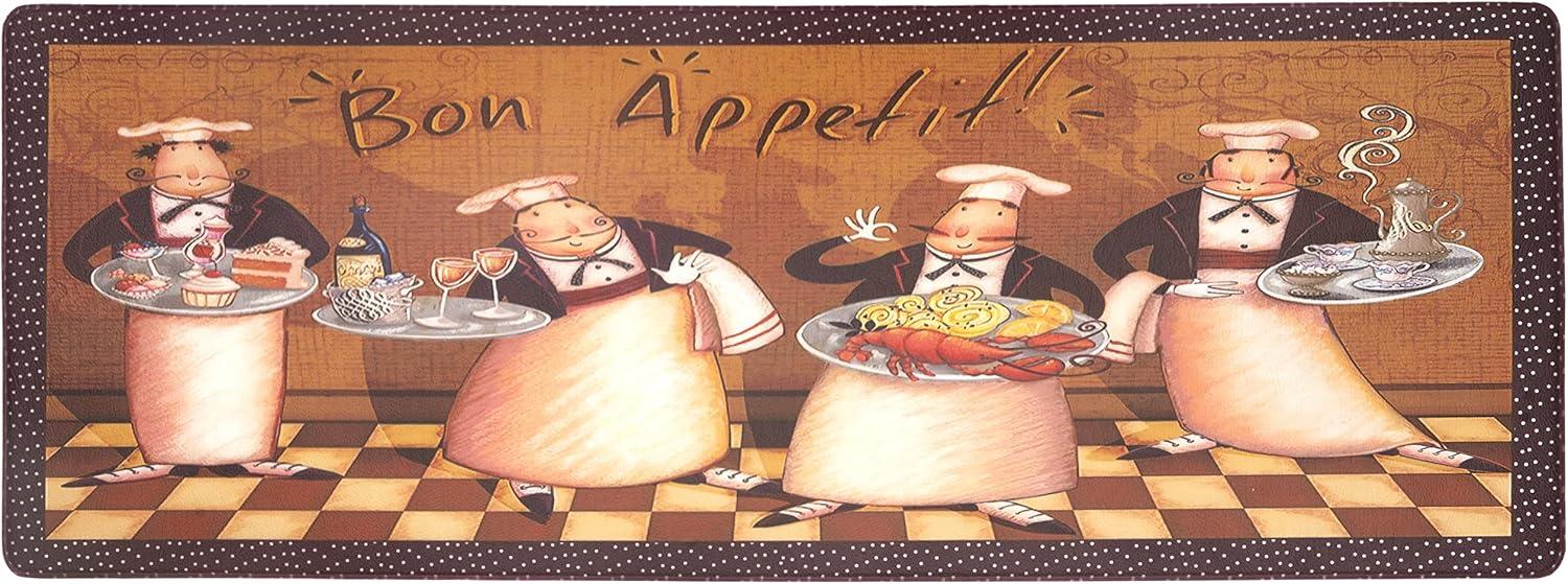 imageRugshop Bon Apetit Anti Fatigue Mat 18 x 47 MultiMulti Color