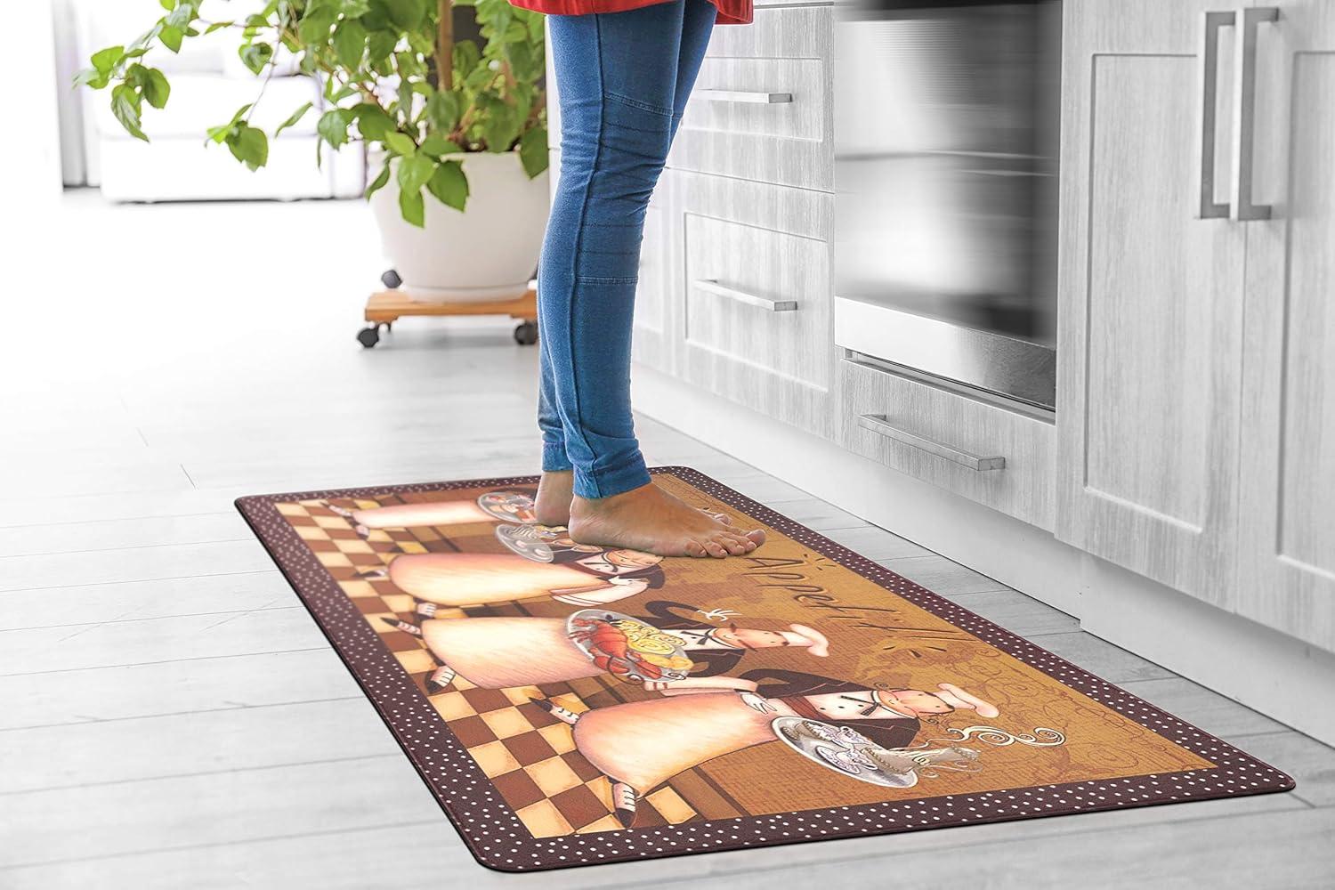 imageRugshop Bon Apetit Anti Fatigue Mat 18 x 47 MultiMulti Color