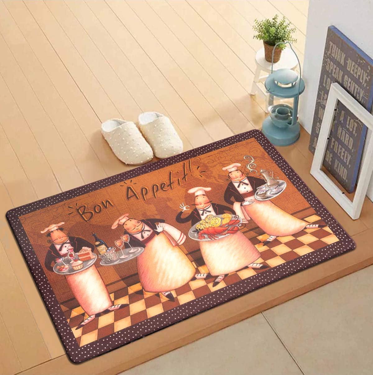 imageRugshop Bon Apetit Anti Fatigue Mat 18 x 47 MultiMulti Color