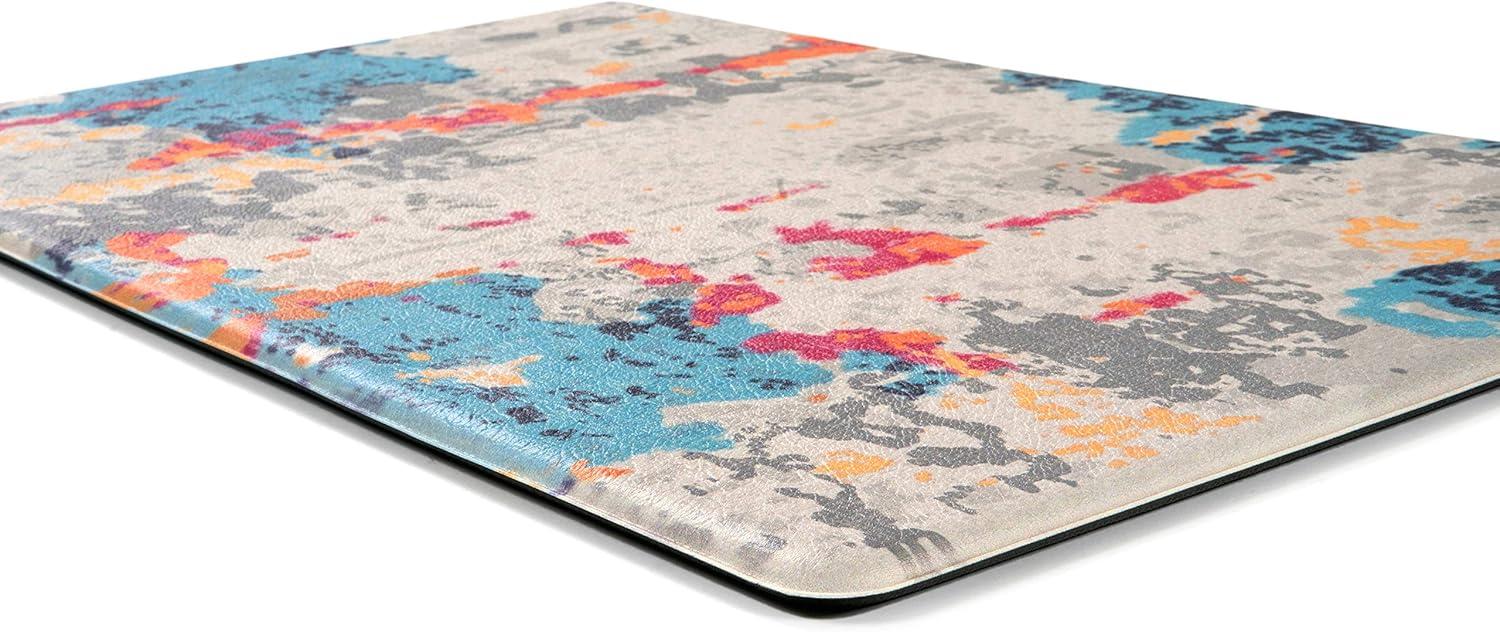 imageRugshop Transitional Abstract Anti Fatigue Standing Mat 18 x 30 Multi